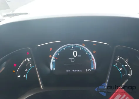 2019 Honda Civic Lx из США, поврежденный, VIN 19XFC2F66KE036262